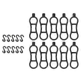 Vélos Silicones Sangle Lampe de poche Sangle de montage Passe-partout Bandages légers Vélos Sangle de ruban d’attache légère