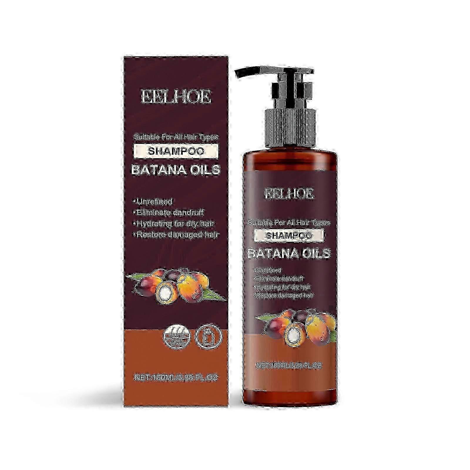 EELHOE Batana shampoo, moisturizing, repairing, nourishing, smoothing, dry, frizzy, smooth, oil-control shampoo