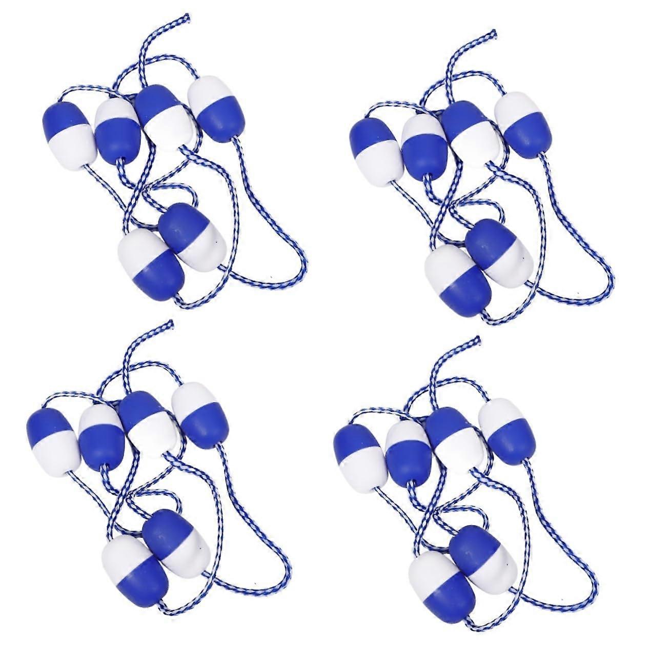 4 strings floating buoy rope for pool swimming buoy marking 300x10.5x7cmx4pcs