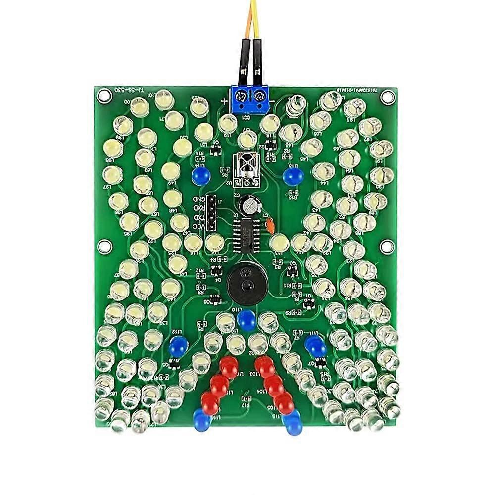 Music Butterfly Lamp, Welding DIY Kit, Butterfly Shape, LED Practice Kit, Electronics Science Kit for Soldering Practice