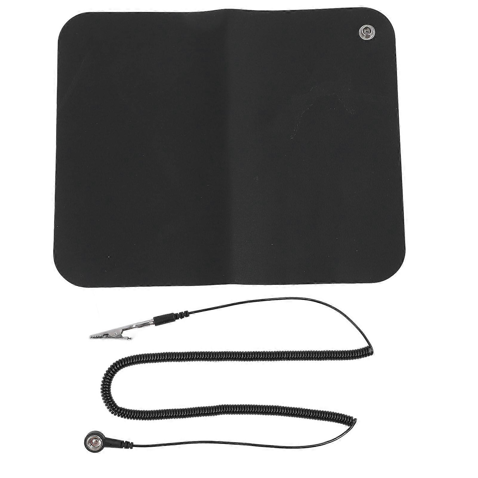 Tapis de souris de mise à la terre pour pièces d'ordinateur, tapis de mise à la terre pour réduire l'électricité statique 25 x 30 cm