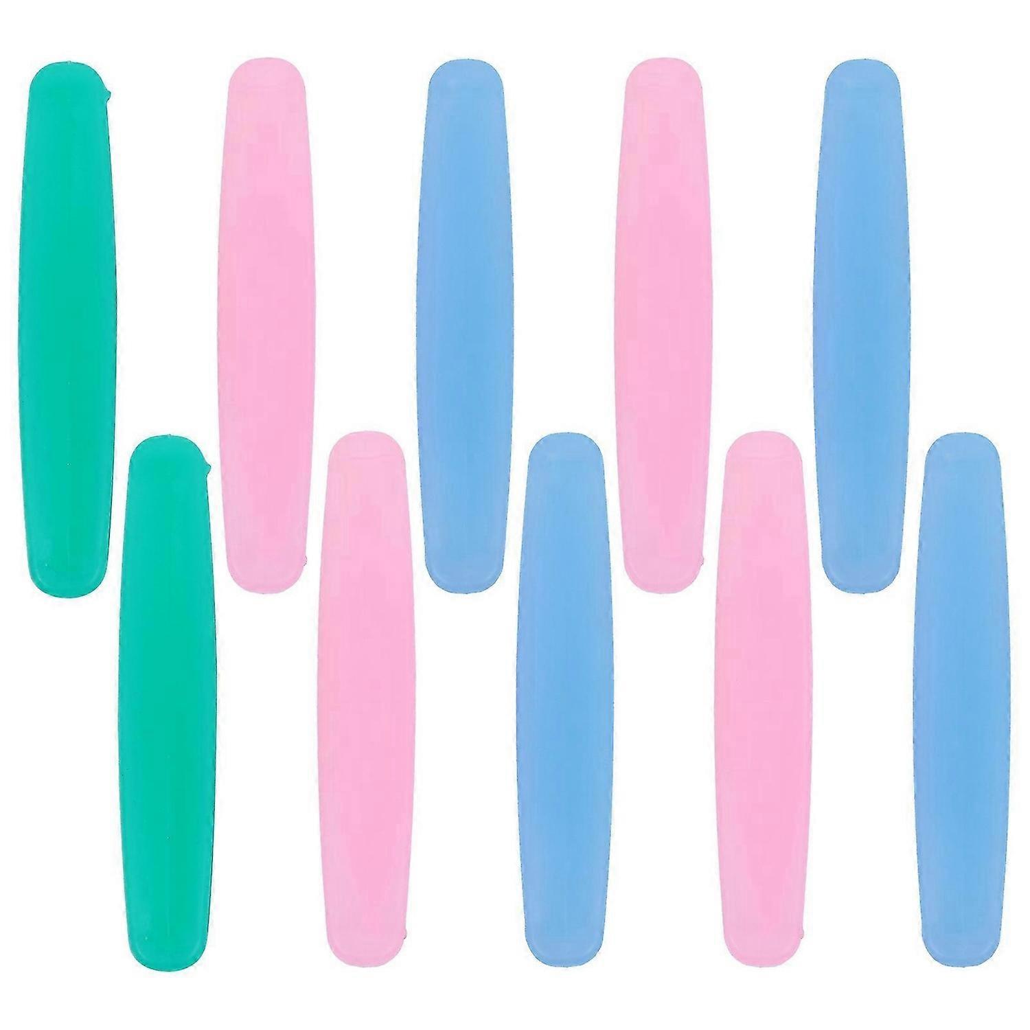 10Pcs Practical Toothpaste Squeezer Luminous Toothpaste Extruder Randpm Color