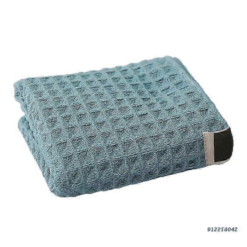 Waffle Pattern Face Serviette Douce Eau Absorbante Épais Serviette de bain