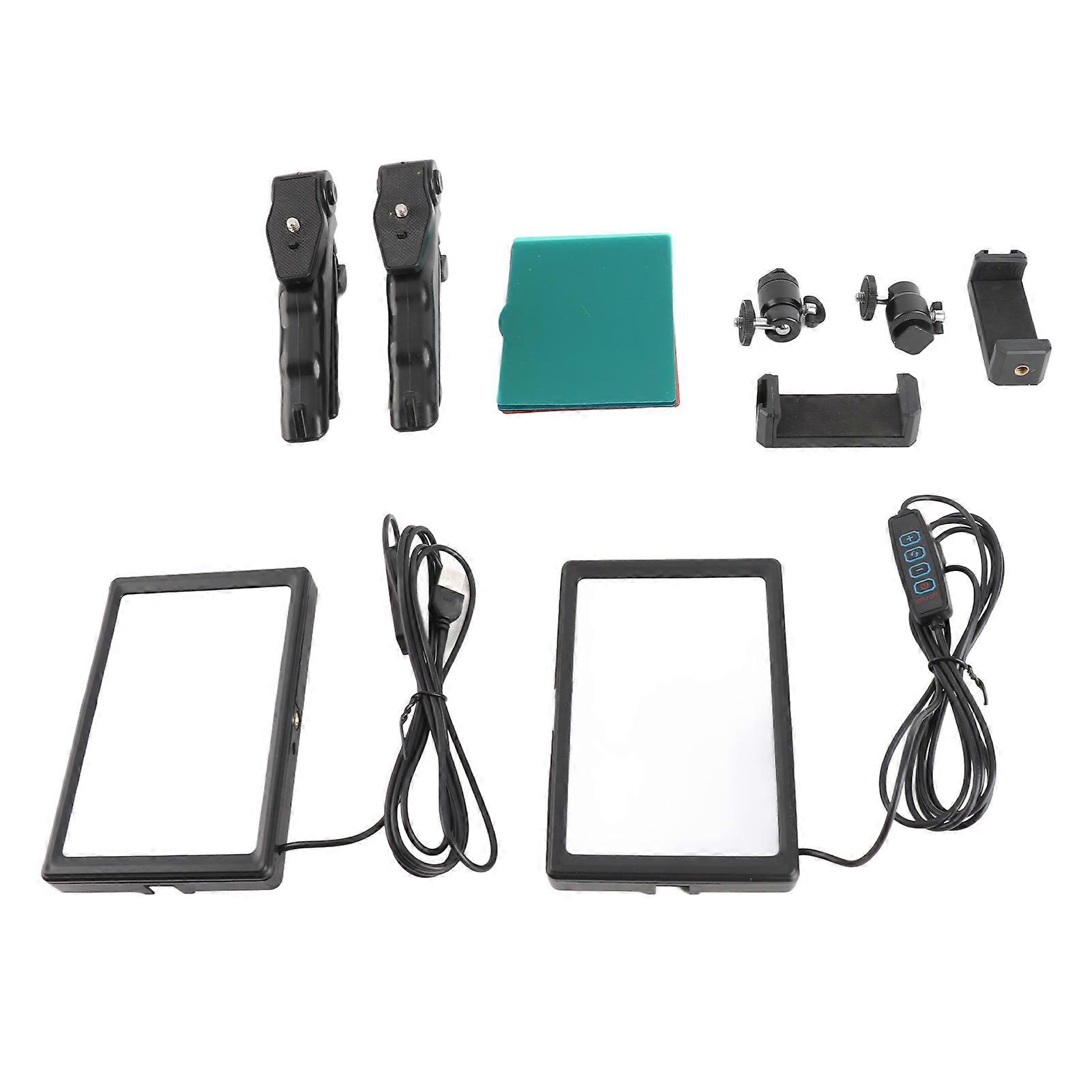 Desktop LED Video Light Panel: Adjustable Lighting for Video Conferencing & Recording