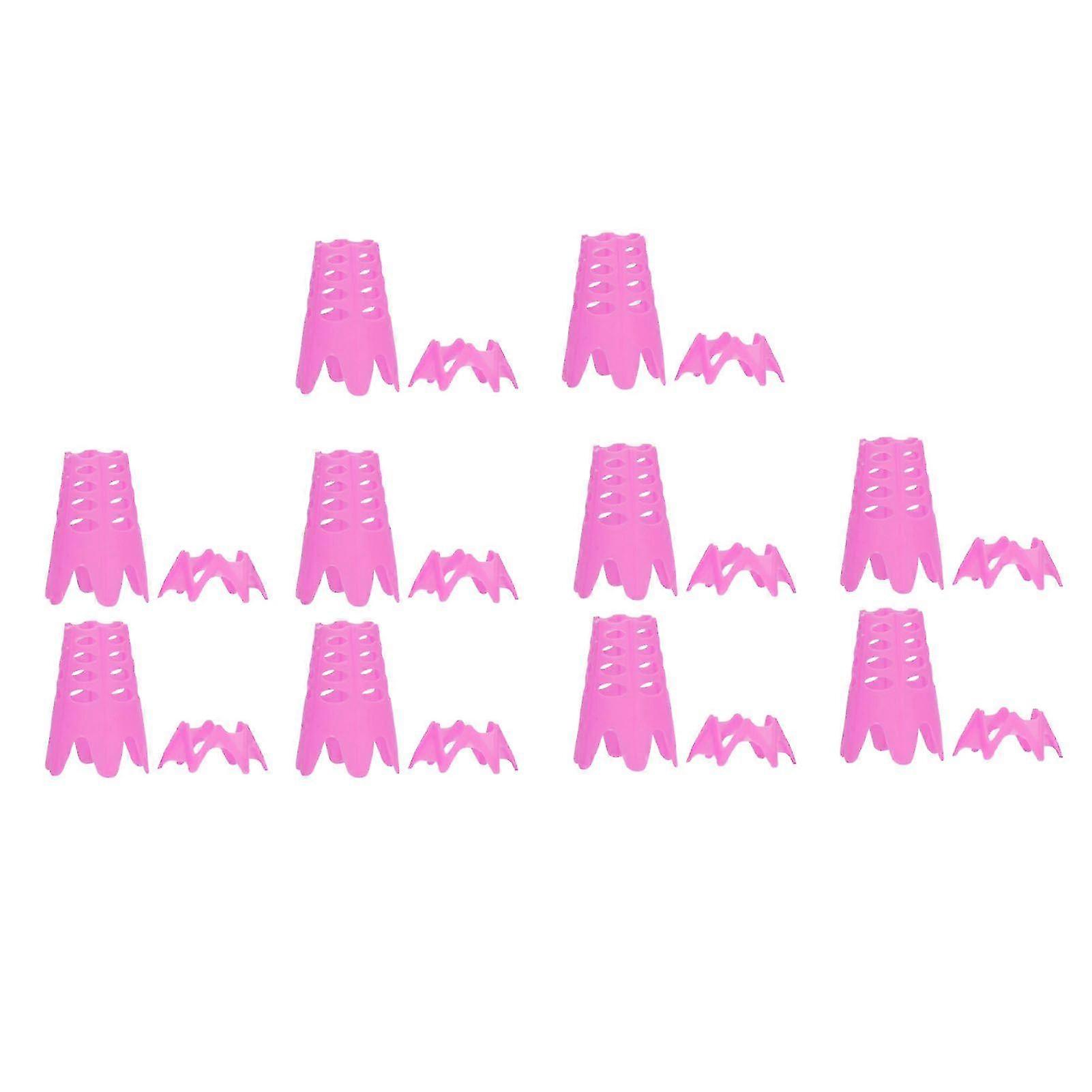 20 Pcs Plastic Golf Ball Holder Tees for Simulator & Mat - Pink