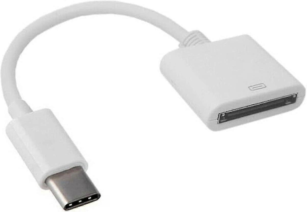 2025 Modelo mais recente para Apple 30pin Fêmea para USB 3.1 Type-C USB-C Sync Cabo adaptador de carregamento de dados