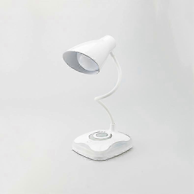 USB Rechargeable Desk Lamp with Flexible Gooseneck, Eye Protection, 3 Brightness Levels with Touch Control, Suitable for Various Desk Enviro