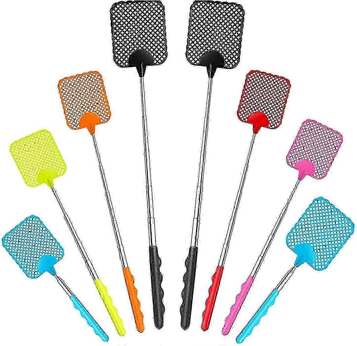 Fly Swatter, Telescopic Fly Swatter, Large Extendable Fly Swatter, With Durable Extendable Handle hwy