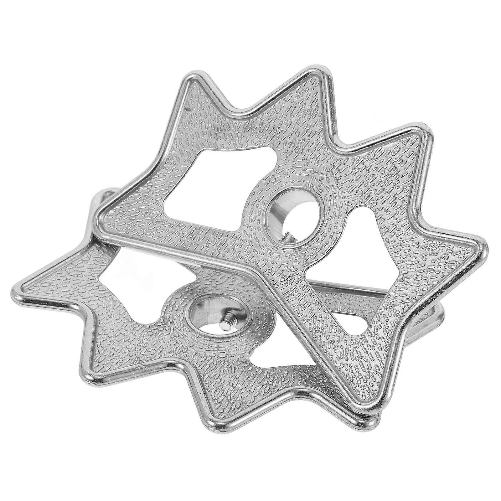 Pool Cue Rest Compact Billiard Bridge Silver Aluminium Storage 2Pcs