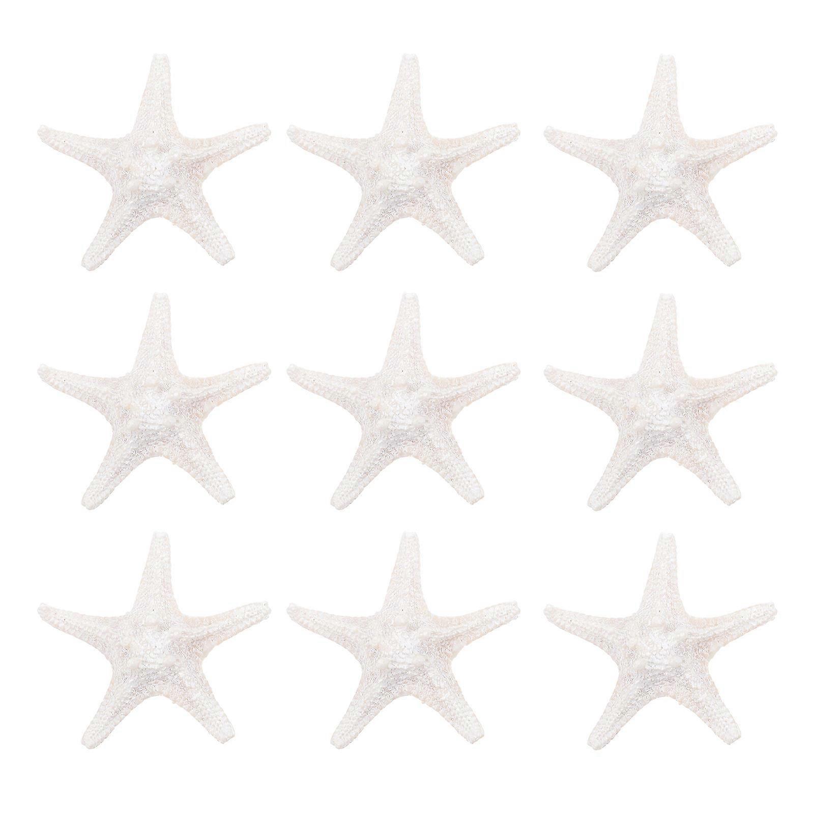 スターオーナメント樹脂シースターオーナメント地中海風水族館の装飾ゲストベージュ5x5cm装飾12個