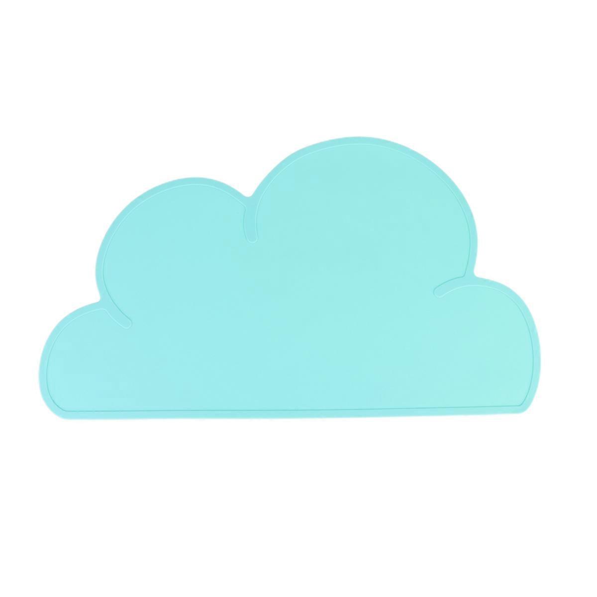Pet Table Mats Cloud Shaped Dog Meal Time 47.5x26.5x0.2cm 1Pack