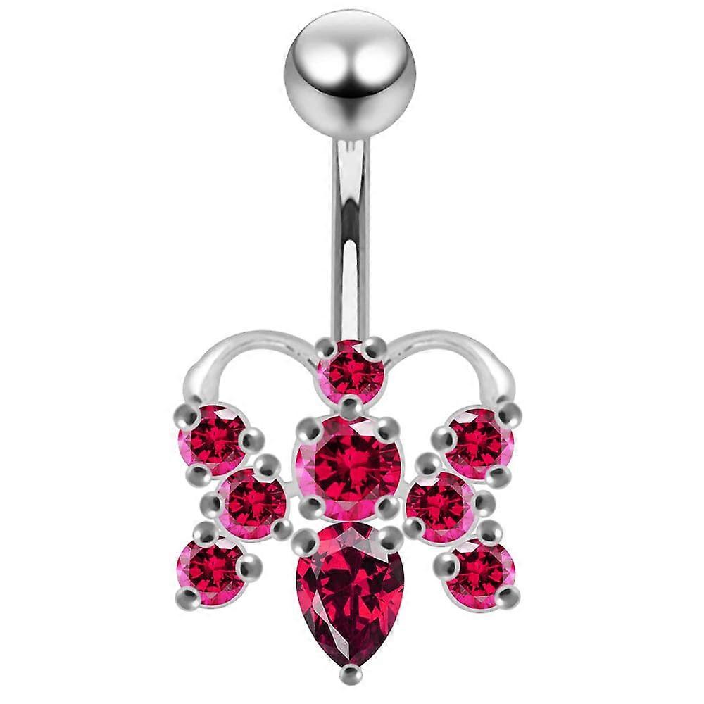 Jewelled Bee Non-moving Belly Ring