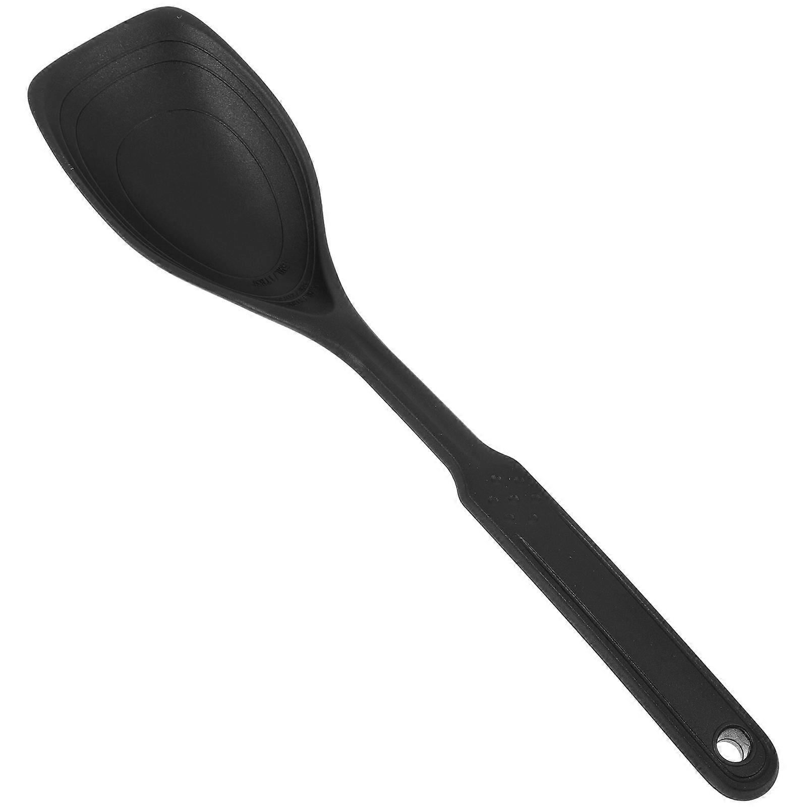 Kitchen Cooking Spatula Non-Stick Scratch-Resistant Silicone Material Simple Style For Baking And Turning 1Pcs