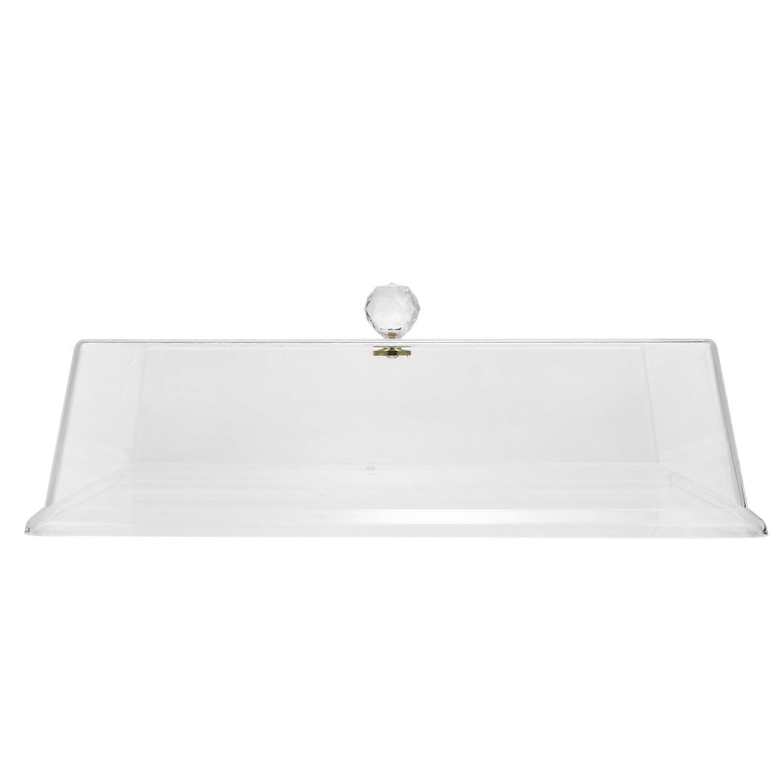 Bowl Cover Rectangular Food Cover Home Use 34.00X24.00X10.50CM Material Dust-Proof 1Set