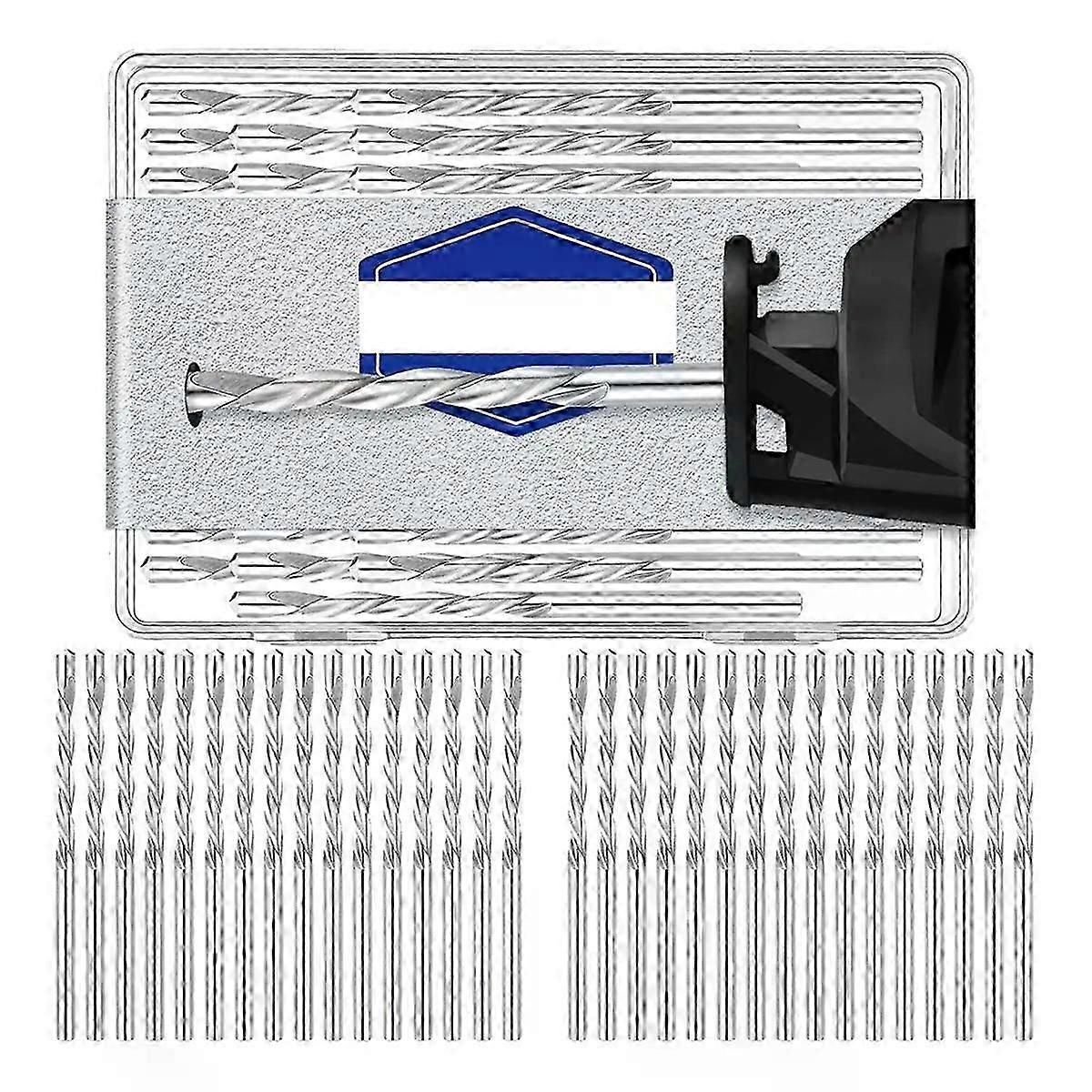 50 Pcs Drywall Bit 1/8 Inch Spiral Saw Tip Cutting Bits Drywall Guide Point Cutting Bits Tools Fit For Use with Spiral Saw