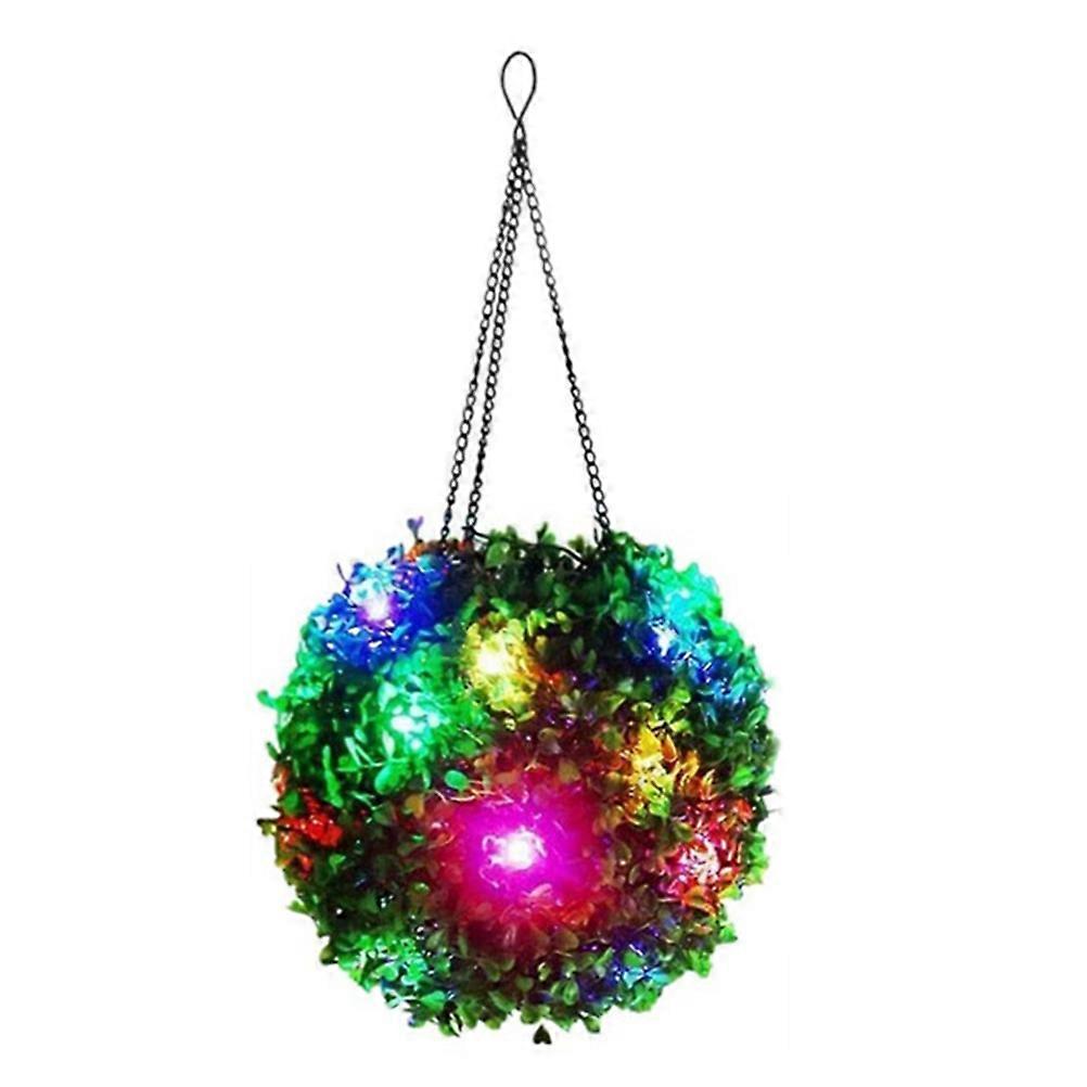 have sol lys græs bold solcelle lys veranda 40stk 4-farve LED 1stk
