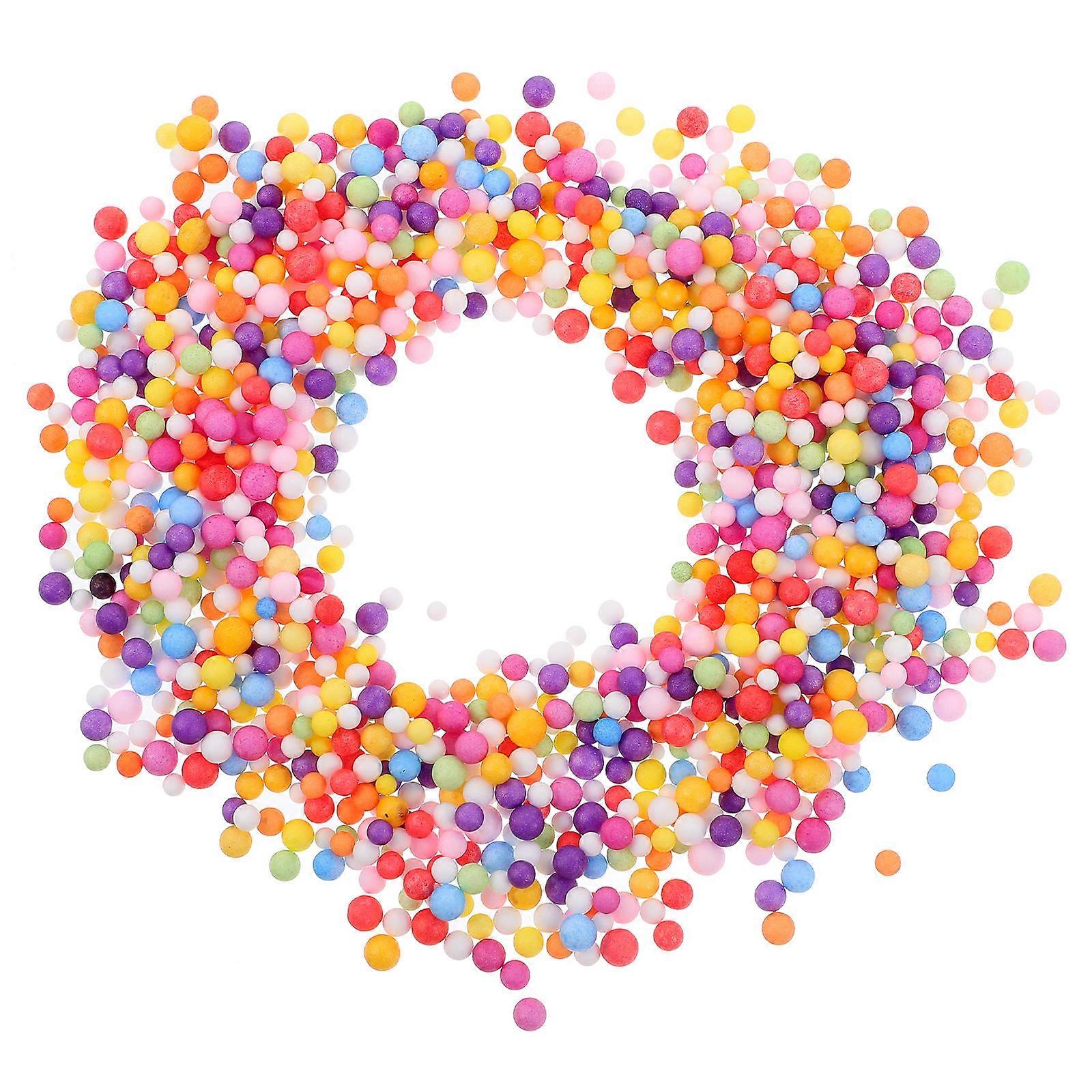Small Plastic Balls Diy Accessories For School Projects Round Shape Assorted Color 0.25 X 0.25 X 0.35 Cm 1Pcs