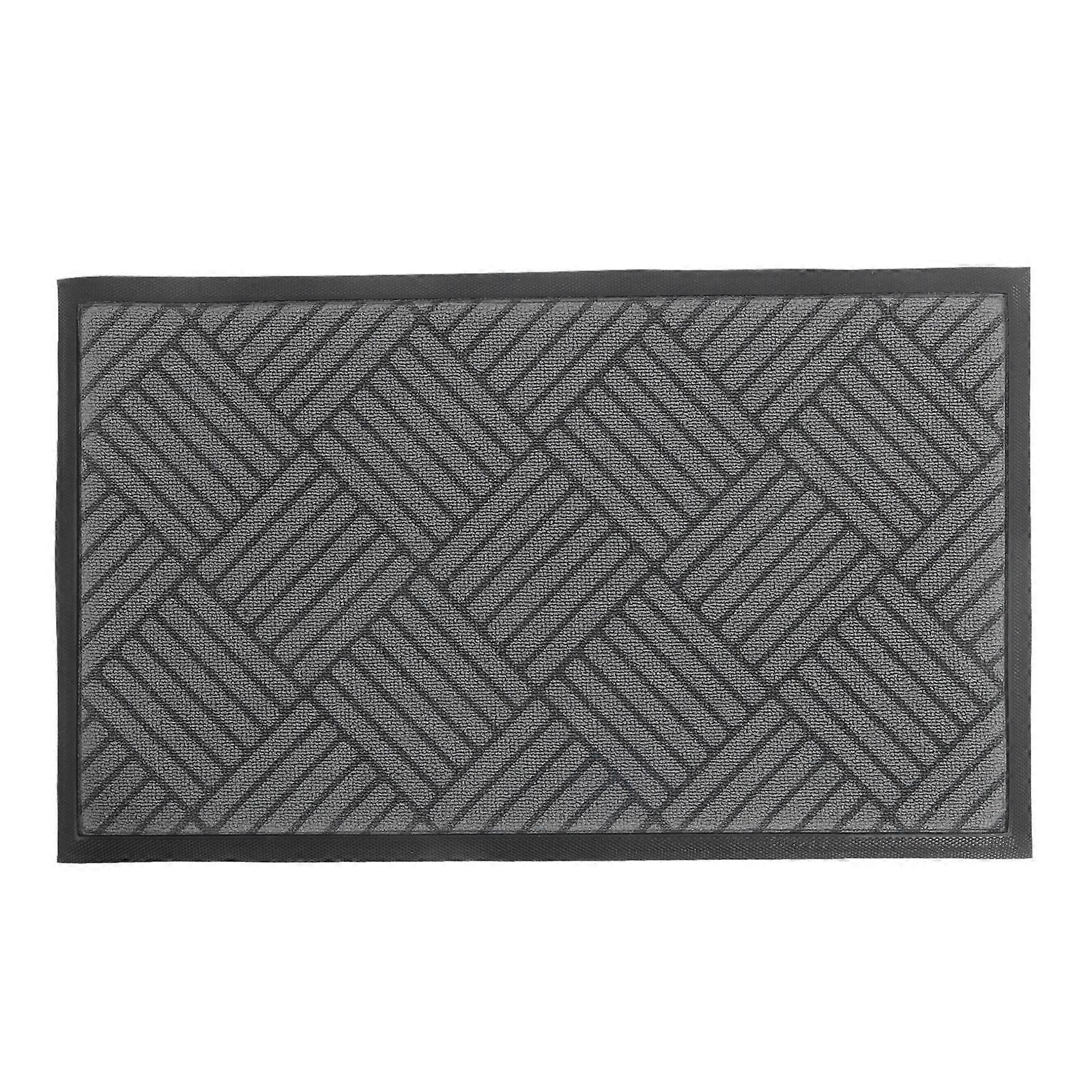 Doormat For Entry And Exit Anti-Slip Fatigue Reduction Polypropylene Fiber 75Cm X 45Cm X 0.5Cm 1Set