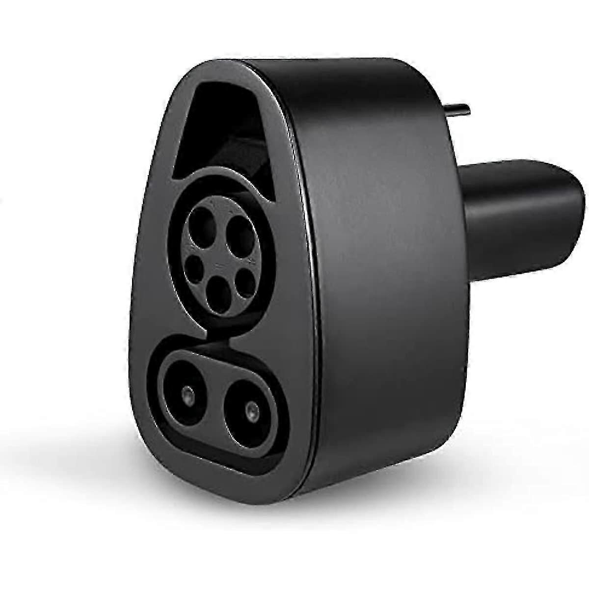 محول CCS متوافق مع Tesla Model 3 y S و X - متوافق مع مالكي Tesla فقط - شحن سريع لسيارة Tesla باستخدام شواحن CCS (أسود)