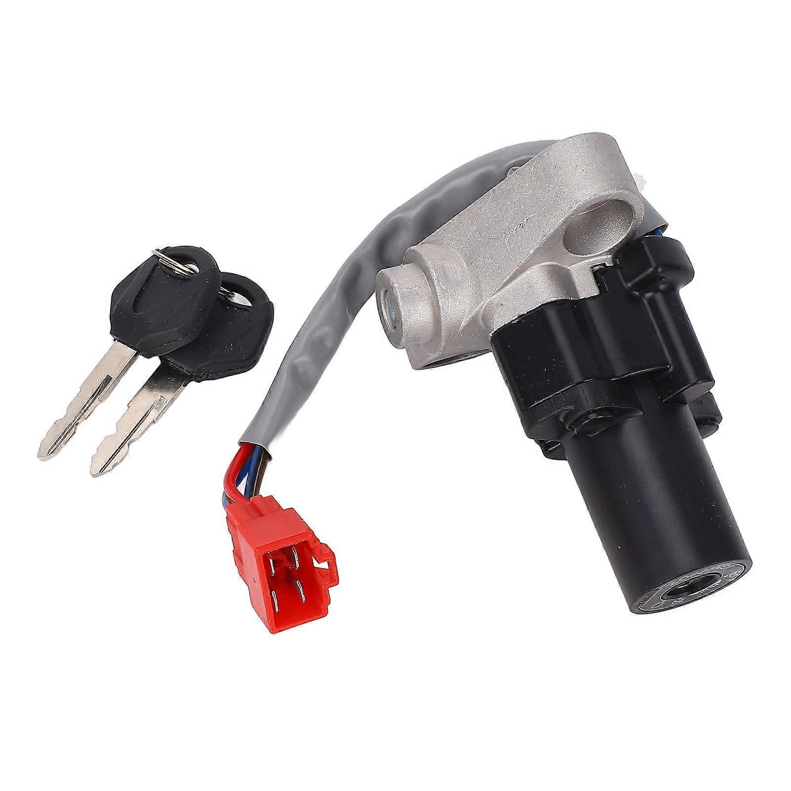 Ignition Switch with 2 Keys 4TR~82021~00 Stable Performance Starter Switch Replacement for XVS650 XVS1100 XVS125 XVS650A XVS650AT V~Star MK84145