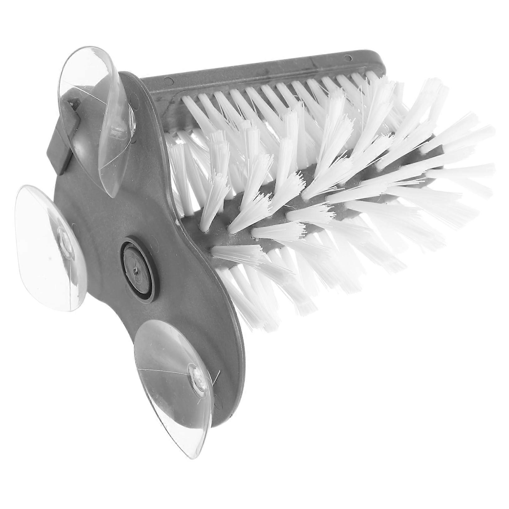 Rotating Beaker Brush With Suction Cup Wall-Mounted Multifunction Cleaning Tool Clear Beaker Brush For Washing Machine