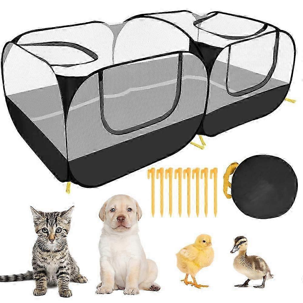 Breathable Foldable Large Playpen for Outdoor Use, Large Size