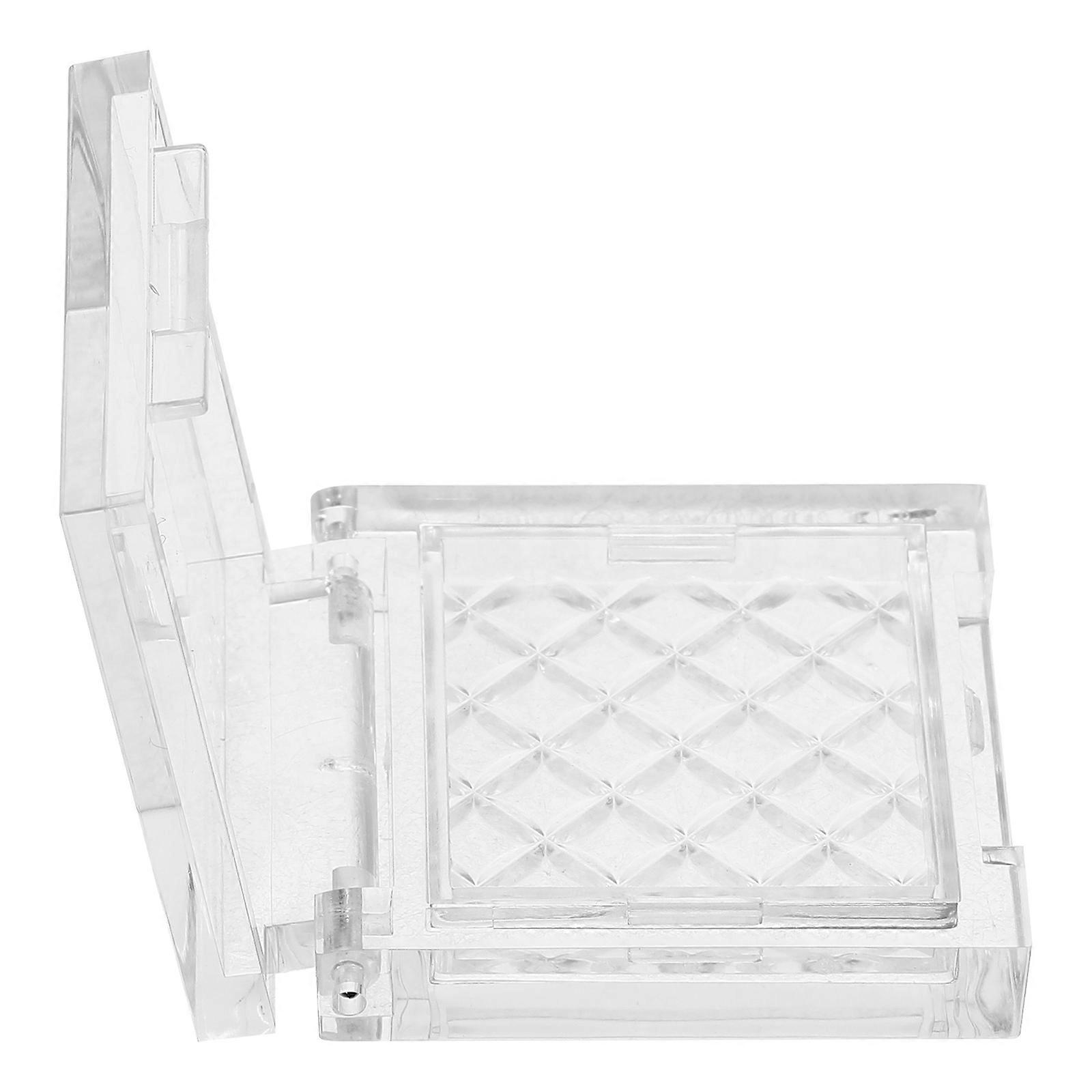 Empty Eyeshadow Pan Transparent Plastic for Storage Travel-Friendly Eyeshadow Palettes