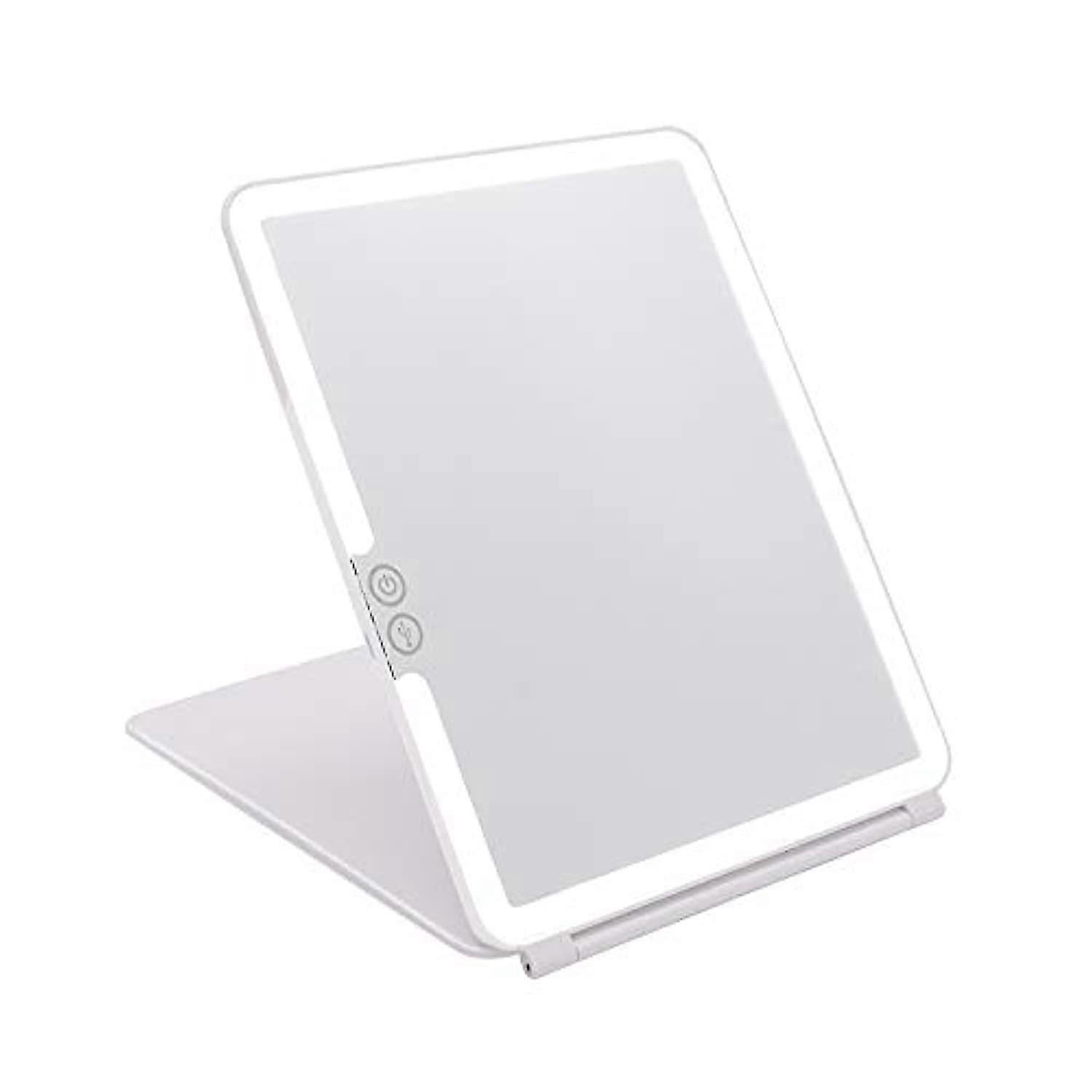 Ultra Thin Compact Dimmable Makeup Mirror Suitable for Travel with Built-in Lighting