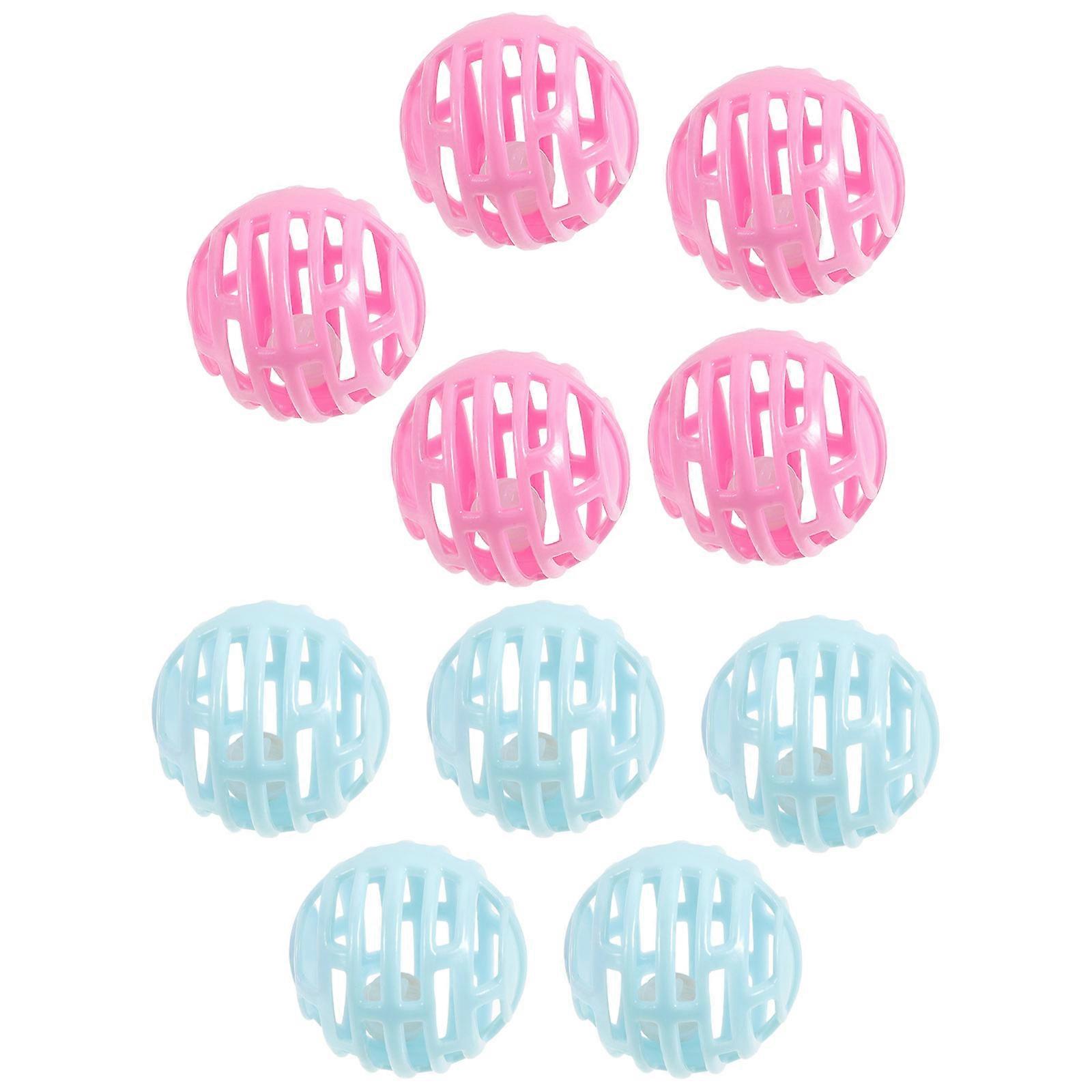 Pet Scratching Ball Cat Toy with Bell for Indoor and 10Pcs