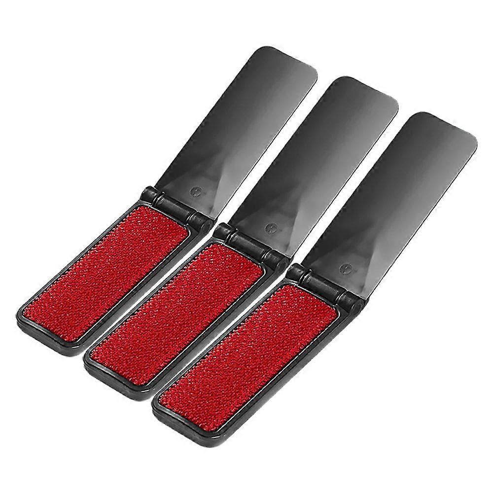 Lint Brush Set (3pcs) Reusable Electrostatic Fuzz & Pet Hair Remover for Clothes, Furniture, and Upholstery Easy to Use Multi Surface Cleaning