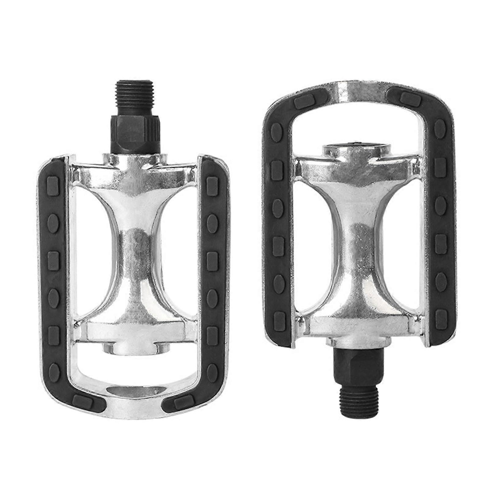 Aluminum Alloy Flat Pedals Reflective Blade Bicycle Platform Pedals Replacement Pedals for Flat Bikes
