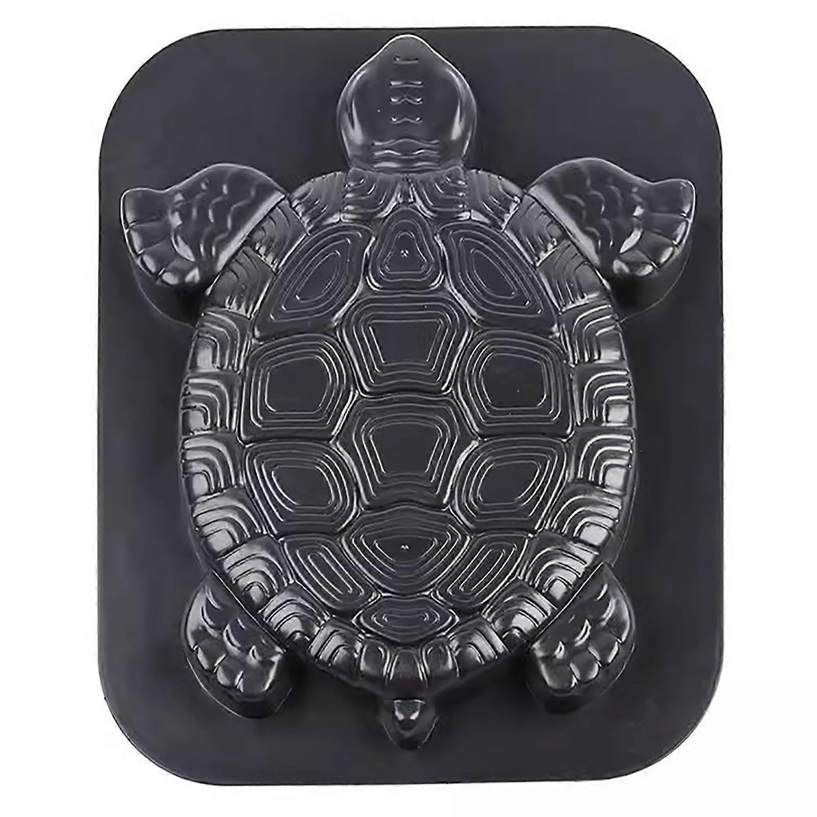 Turtle Shape Stepping Stone Molds Reusable Concrete Decorative Stepping Stone Molds for Pavement Lawn Landscaping