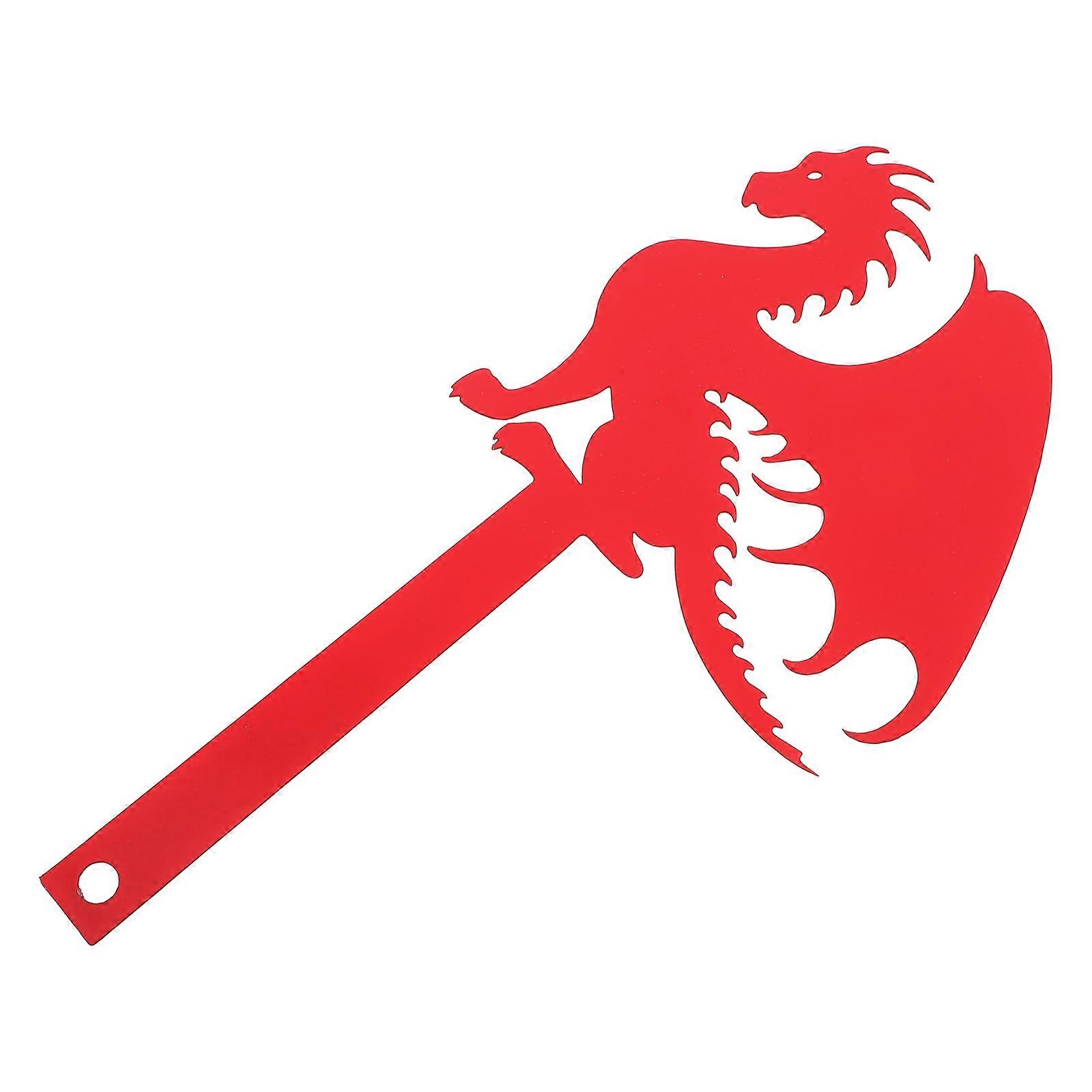 Iron Mailbox Toppers Dragon Enthusiasts Garden Stake For Outdoor Display 9.8 4.9 0.0in Mailbox Alert 1Set