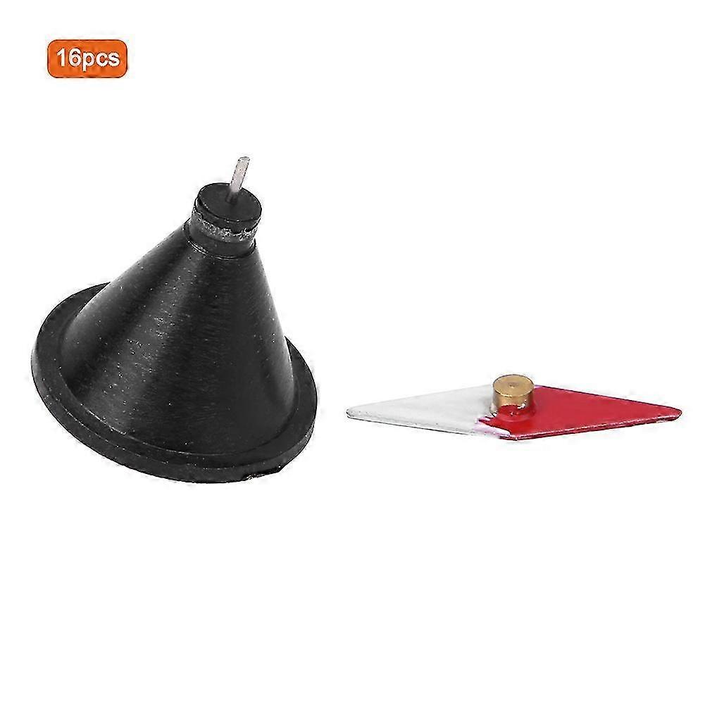 16pcs Rhombus Small Magnetic Needle with Stand for Educational Physics Experiments