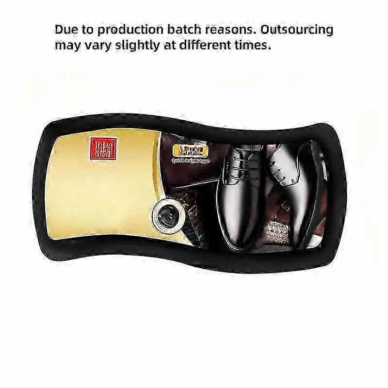 Luxury High-Gloss Wave Shoe Shine Sponge - Multi-Use High-Density Polish Applicator for Leather Footwear, Bags & Accessories - Ideal Holiday