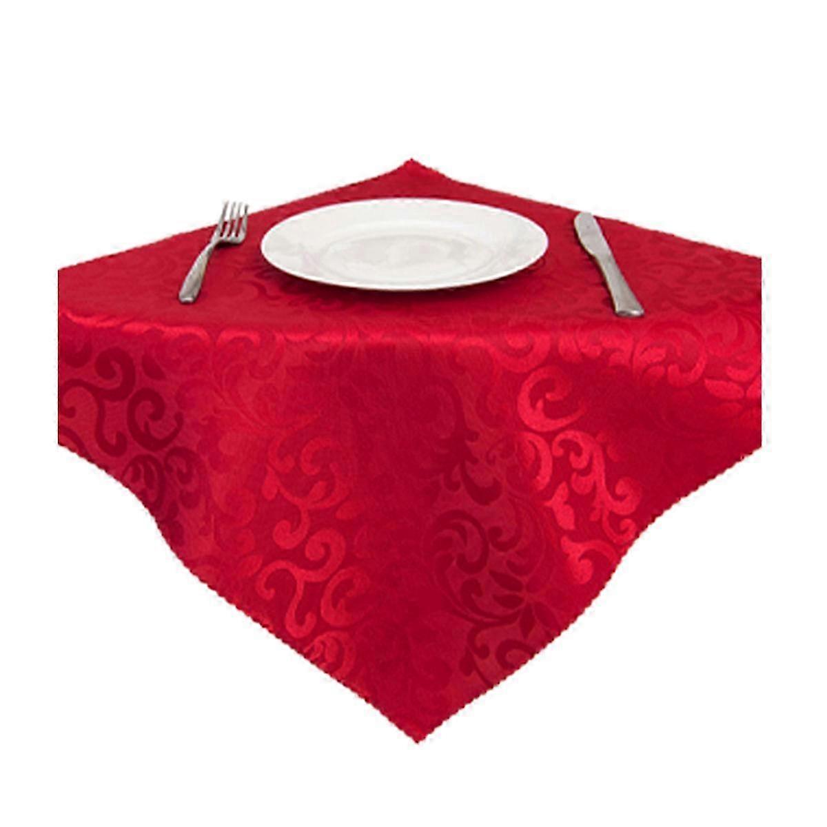 Damask Jacquard Cloth Table Napkins, Waterproof Polyester Fabric, Set of 10, 48*48cm