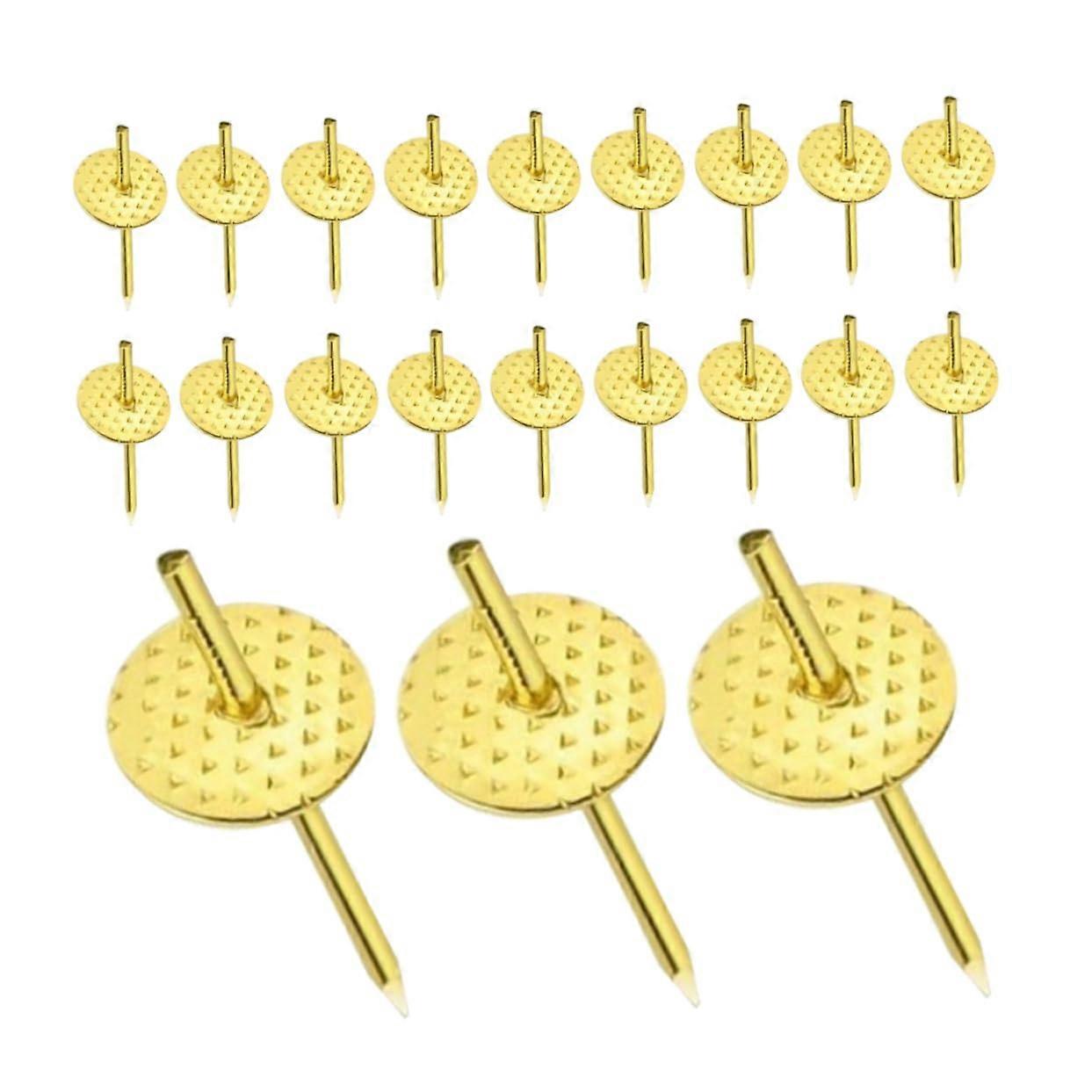 Tableau Suspendu Clous Fer Doré