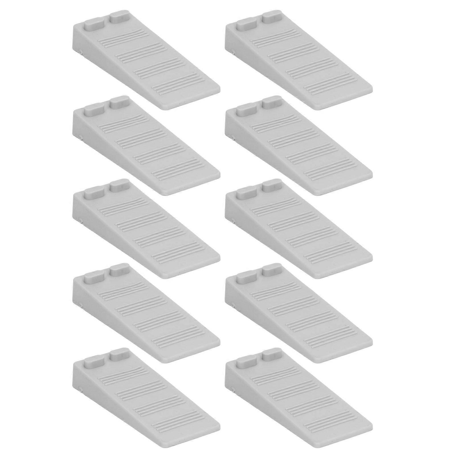 2025 Latest Model  10PCS Wedge Doorstop TPR No Punching Collision Avoidance