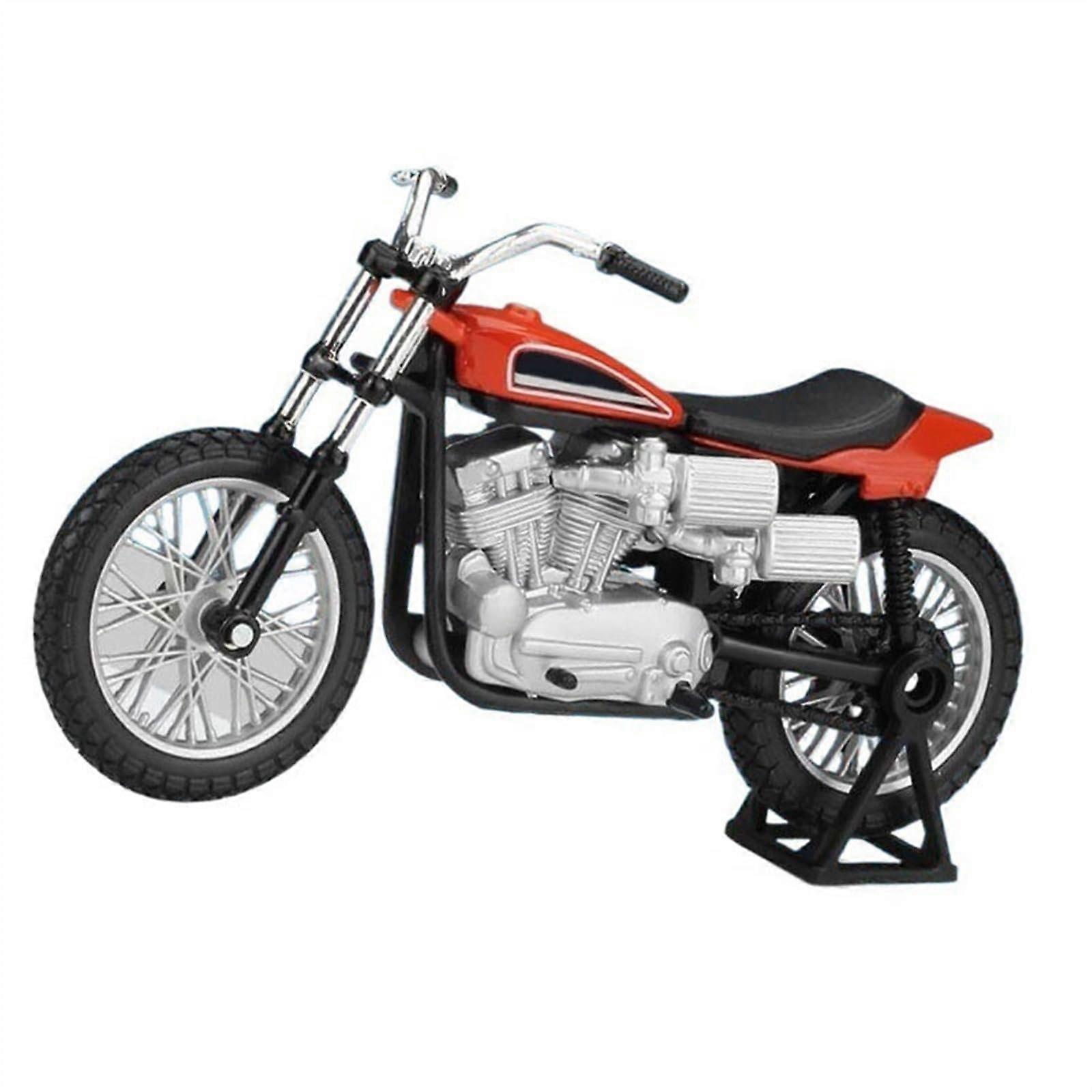 1:18 Scale Diecast Metal Model of XR 750 1972 Red Motorcycle Collectible Replica