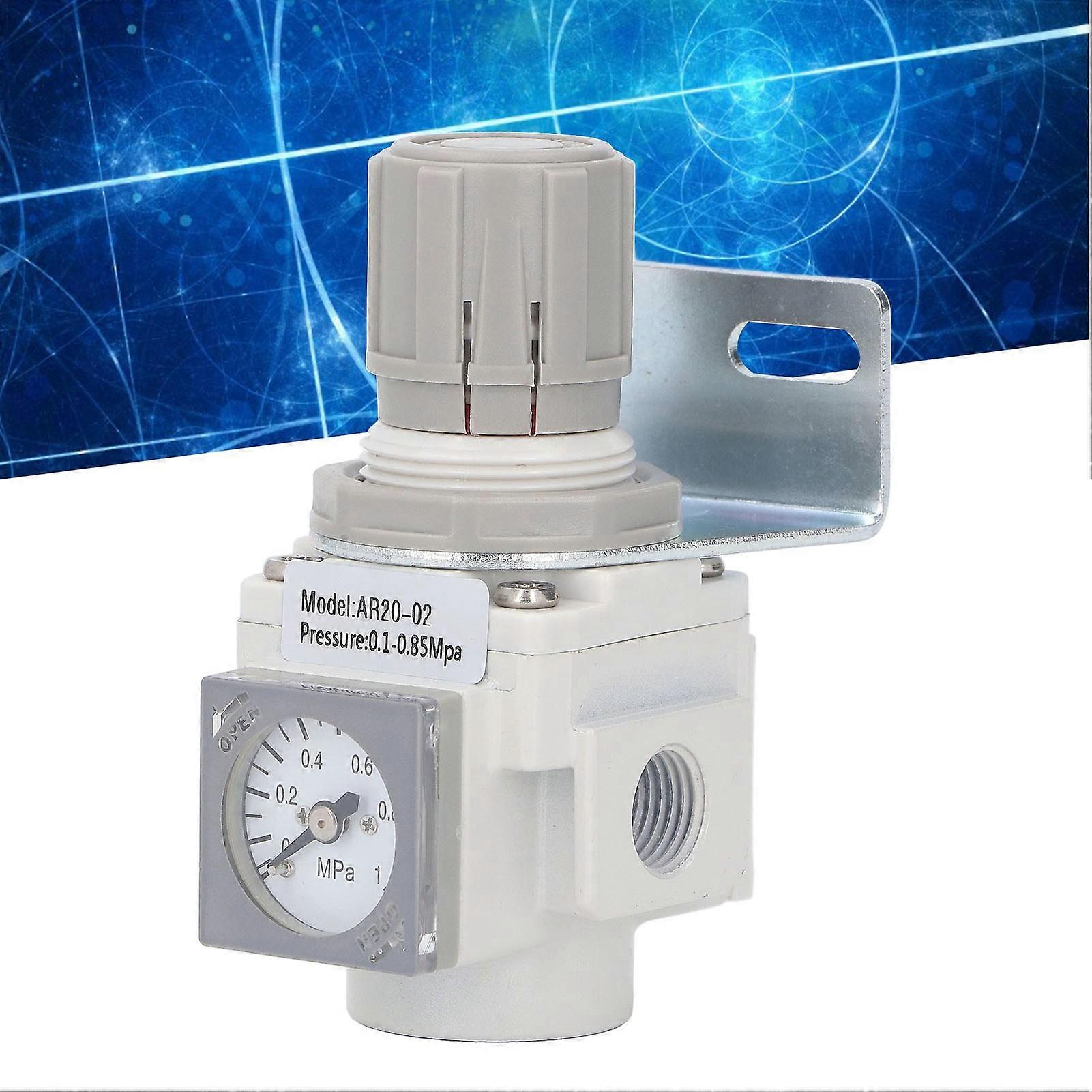 Air Pressure Regulator with Gauge G1/4 Control Valve for Compressor and Pneumatic Tool 14.5‑123.3PSI