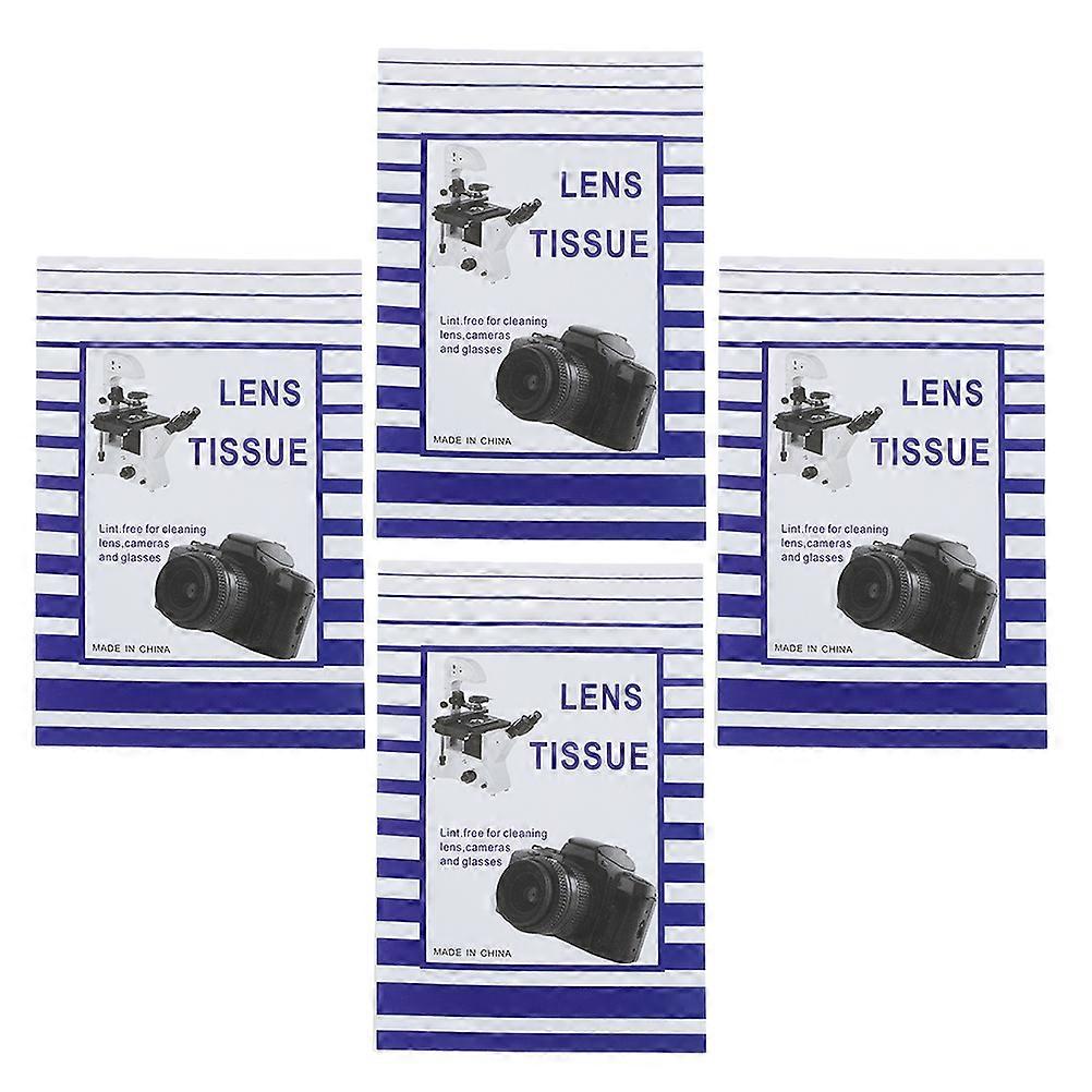 Disposable Lens Tissue Fingerprint Removal for Glasses Camera Lenses Microscope Computer Screens Office Use 200Pcs