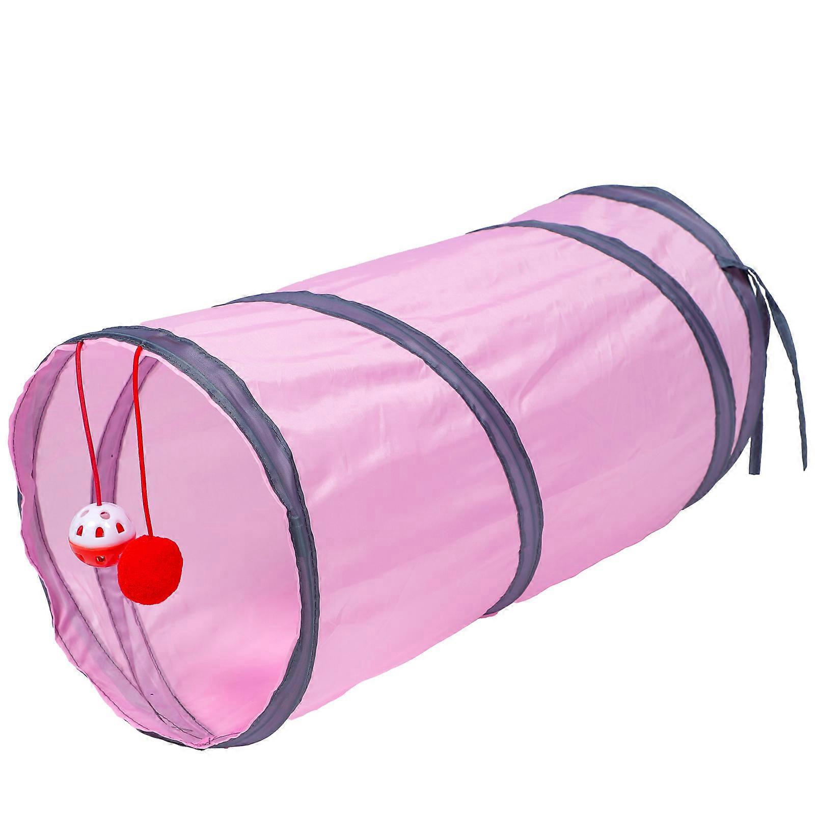 Foldable Cat Tunnel for Kittens and Cats – Durable Polyester Play and Relaxation Tunnel for Indoor Use