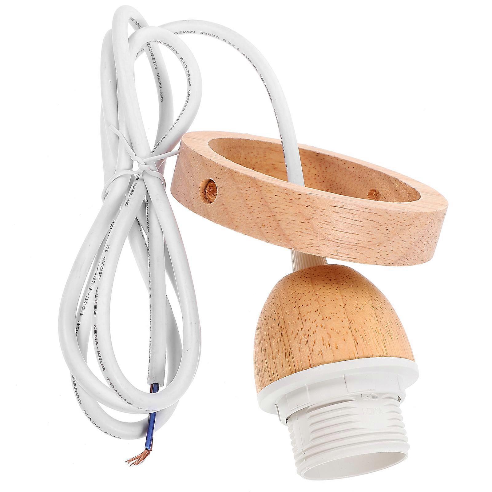 Pendant Lamp Holder Synthetic Material E27 Screw Fitting For Hotel Kitchen Vintage Style 1Pack