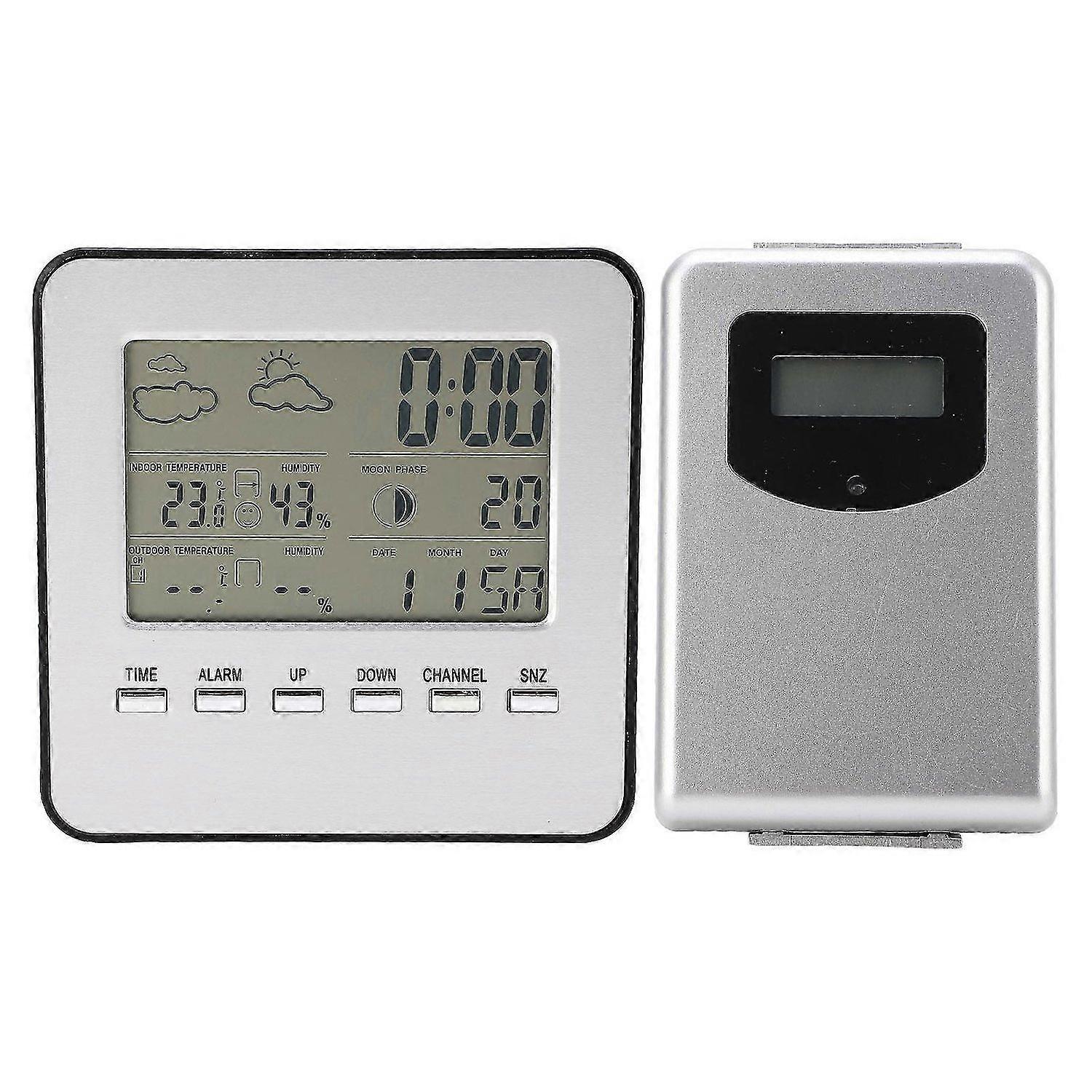 Wireless Temperature Humidity Meter 7 Languages Low Consumption Wall Mounted Thermo Hygrometer