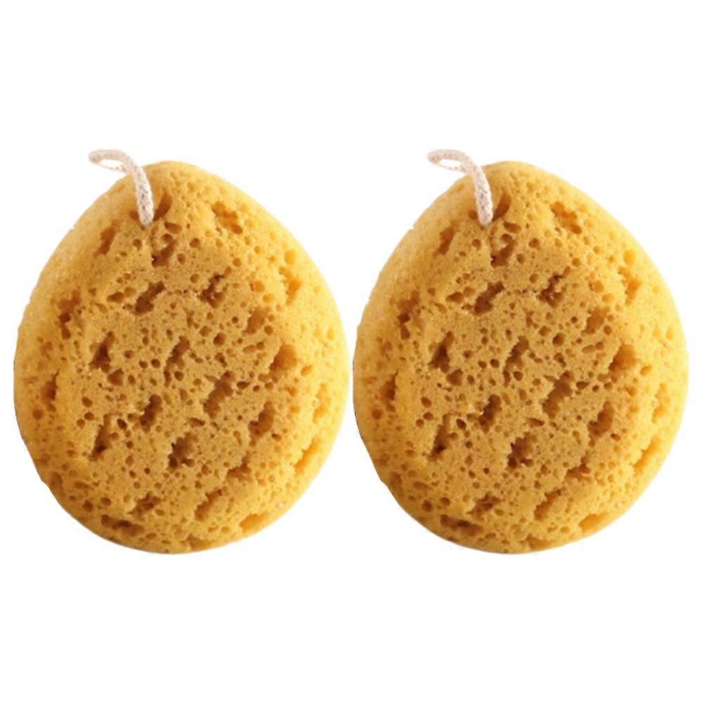 Shower Sponge Bath Exfoliating Sponge Exfoliating Bathing 18.00X10.00X5.00CM Deep Cleansing 2Pcs