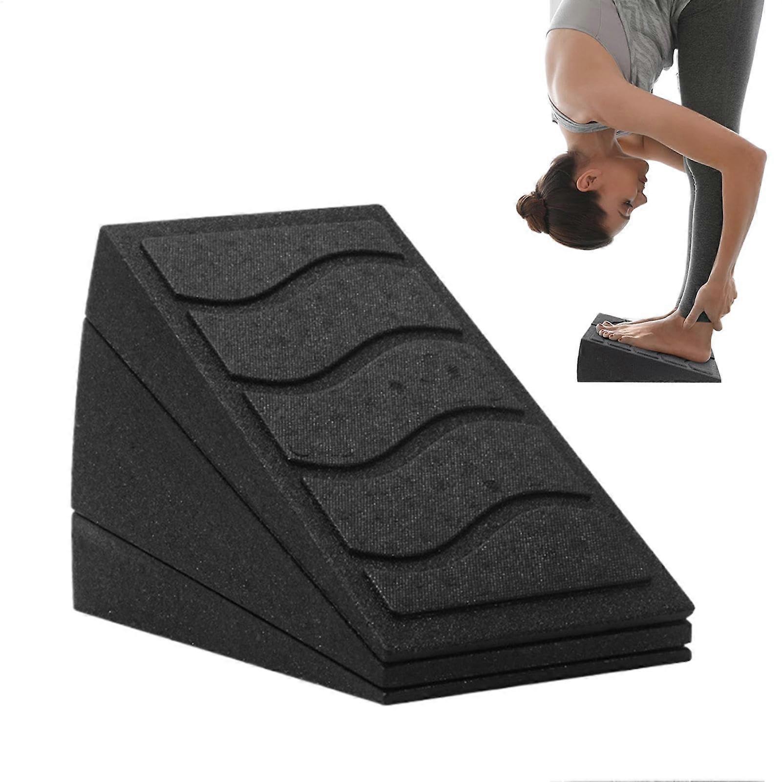Σφήνα Foam Squat, Σφήνα τεντώματος μοσχαριού Ρυθμιζόμενη σφήνα τεντώματος μοσχαριού Squat σφήνα, Αθλητικά αξεσουάρ με αντιολισθητικές επιφάνειες για γυμναστήριο, ταξίδια, σπίτι, περιοχή εργασίας