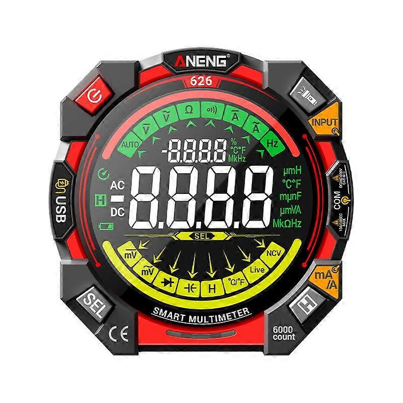 ANENG Intelligent High-precision Double-tube Fuse Digital Multimeter 626