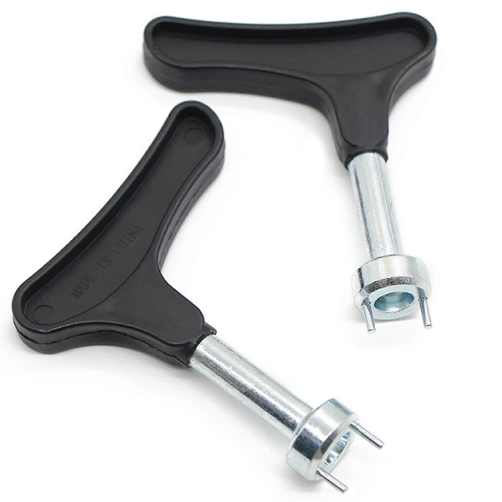 Spike Wrench for Golf Shoes - Universal Handheld Cleat Removal Tool in Black, Adjustable for All Golf Shoe Models