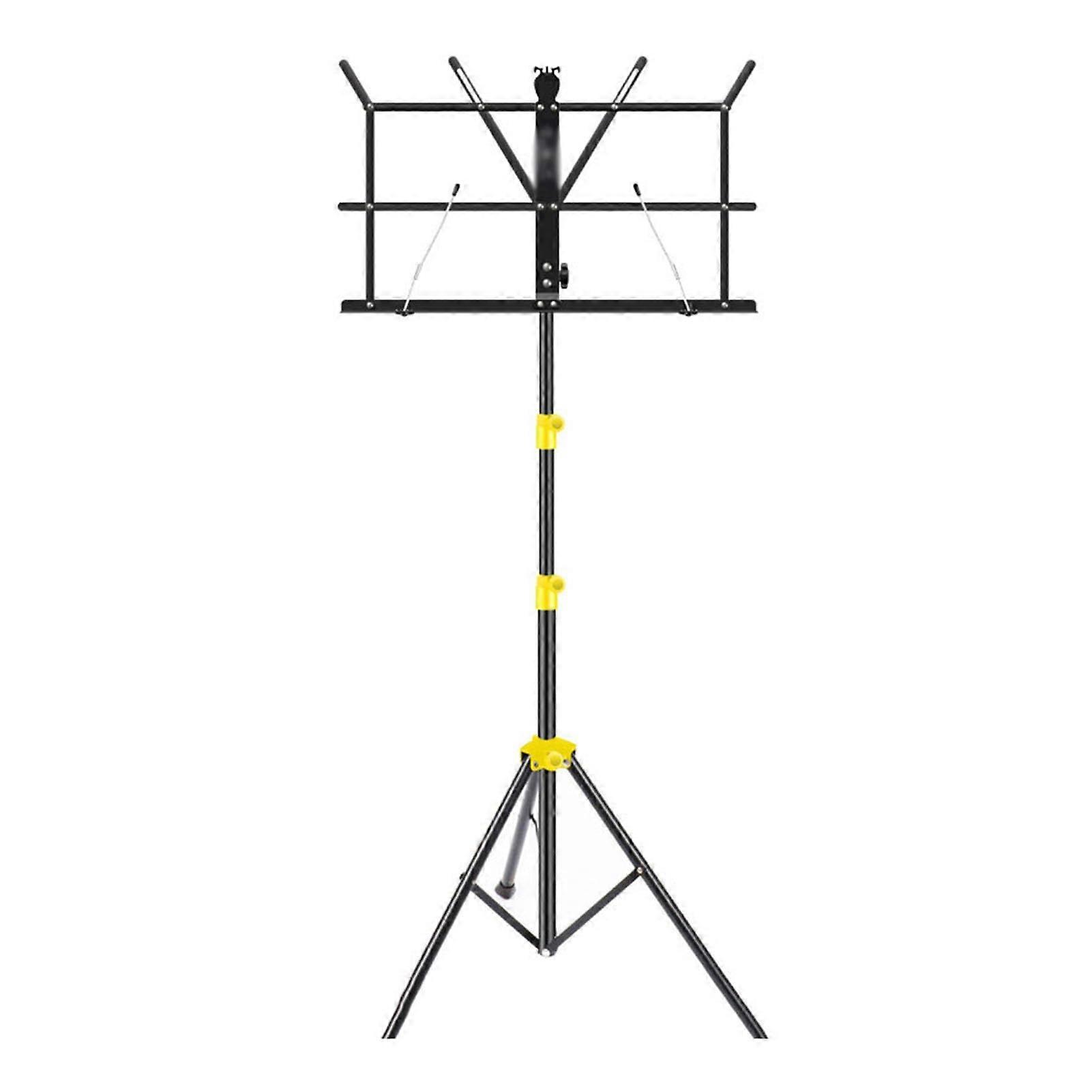 Adjustable foldable music stand for home use, heightadjustable choir music stand for instrumentalists and bands, Style 2