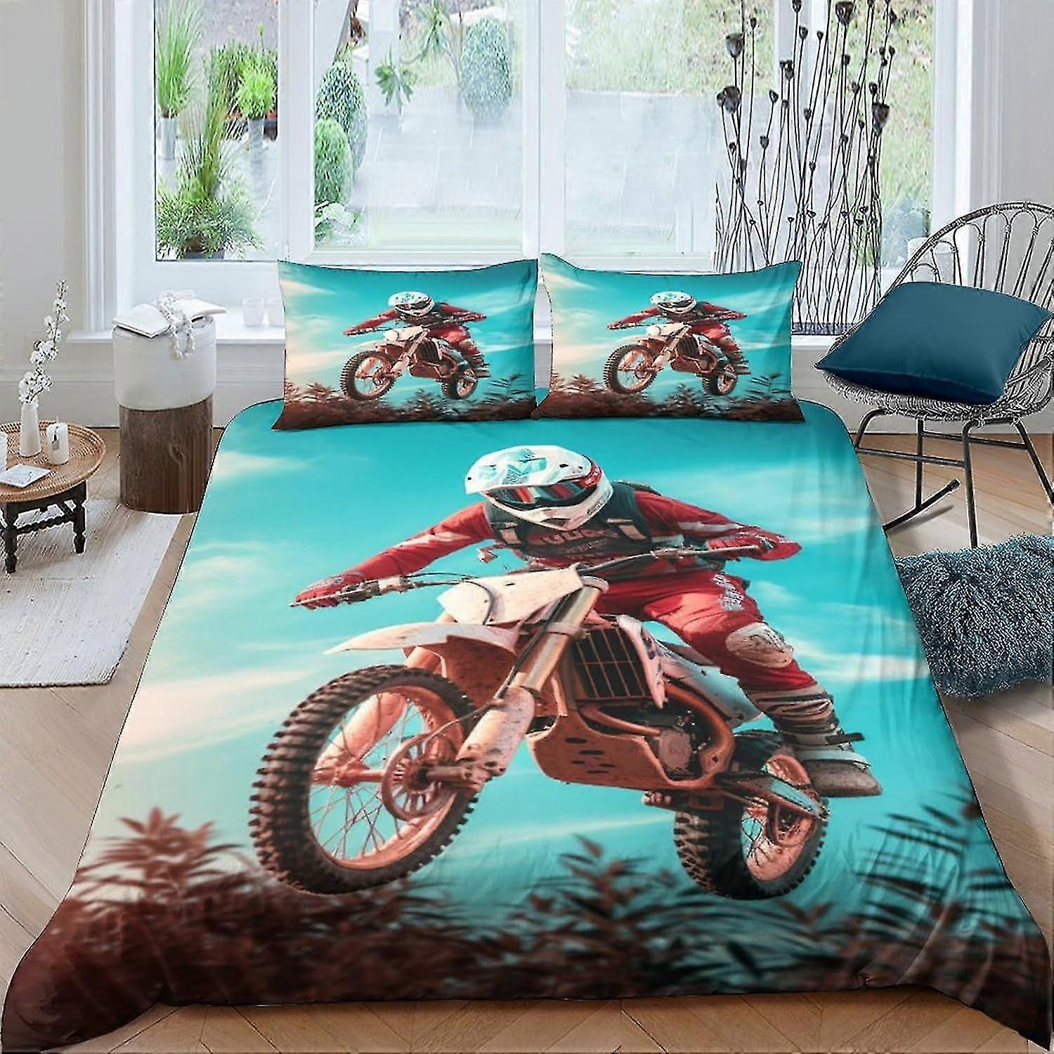 One-sided Soft Duvet Cover Set Hypoallergenic Soft Microfiber Quilt Covers and Bedding Set with Pillowcase for Kids and Teens